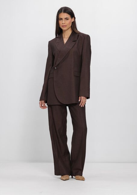 Bruine HERSKIND Broeken PINKY MIDT WAIST PANTS - large