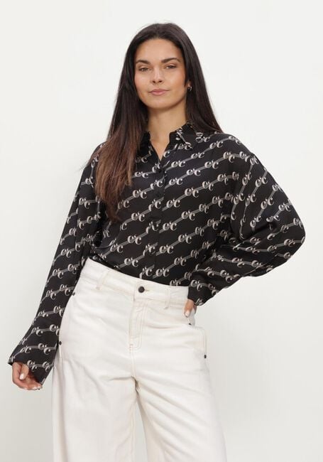 Zwarte CO'COUTURE Blouses LOGO OVERSIZED SHIRT - large