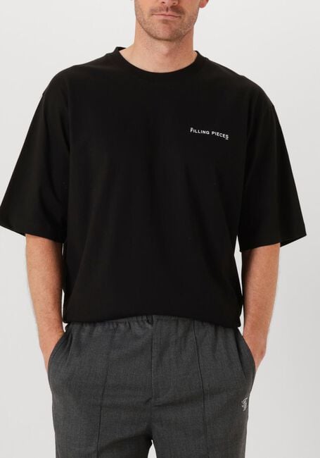 Zwarte FILLING PIECES T-shirt T-SHIRT BOXY - large