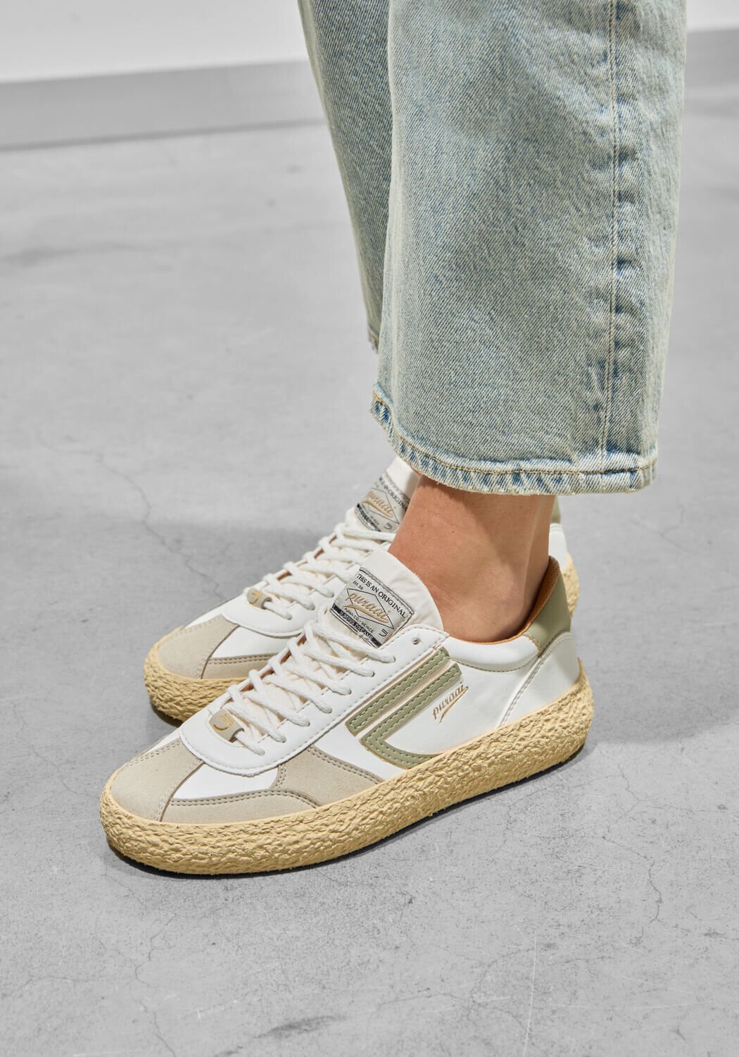 Witte PURAAI Lage sneakers 1.01 CLASSIC - large