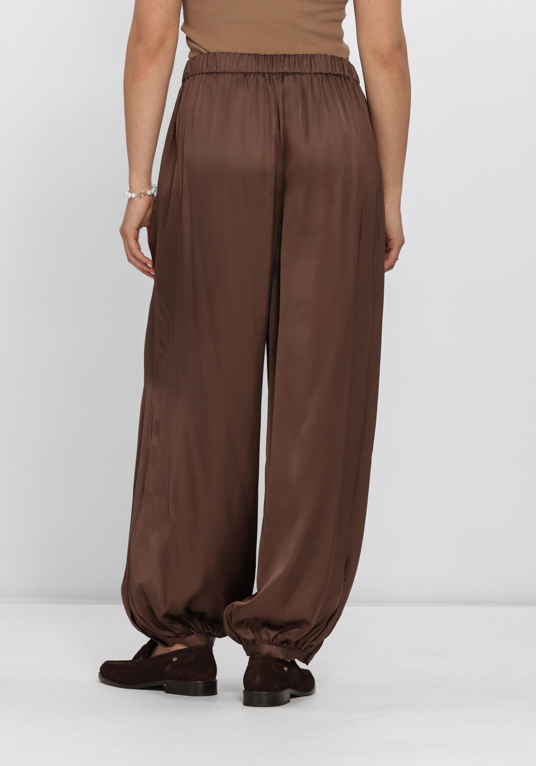 Bruine SECOND FEMALE Broeken LINELL TROUSERS - large