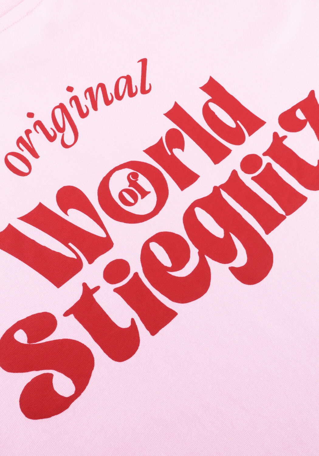 Lichtroze STIEGLITZ T-shirt WORLD OF STIEG OVERSIZED T SHIRT - large