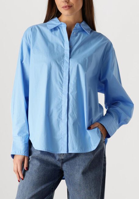 Blauwe COPENHAGEN MUSE Blouses CMPOPLIN-SHIRT - large