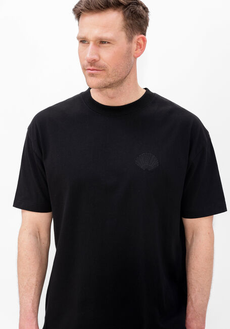 Zwarte NEW AMSTERDAM SURF ASSOCIATION T-shirt CHOP TEE BLACK - large