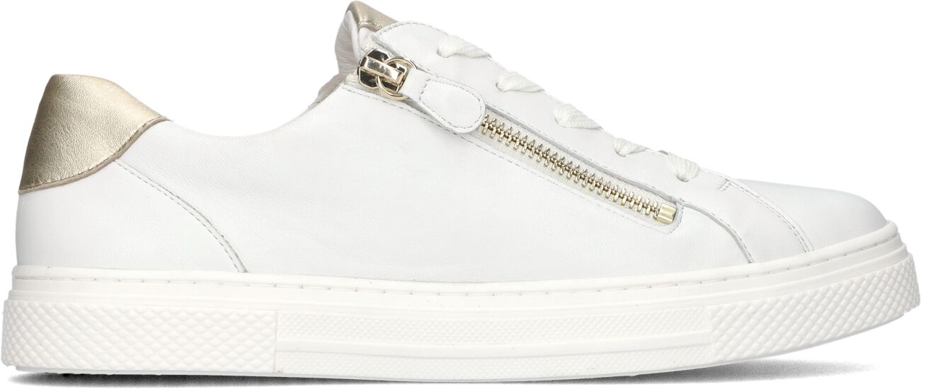 Hassia Lage Sneakers Dames 301239, Maat: 41, Materiaal: Leer, Kleur: Wit