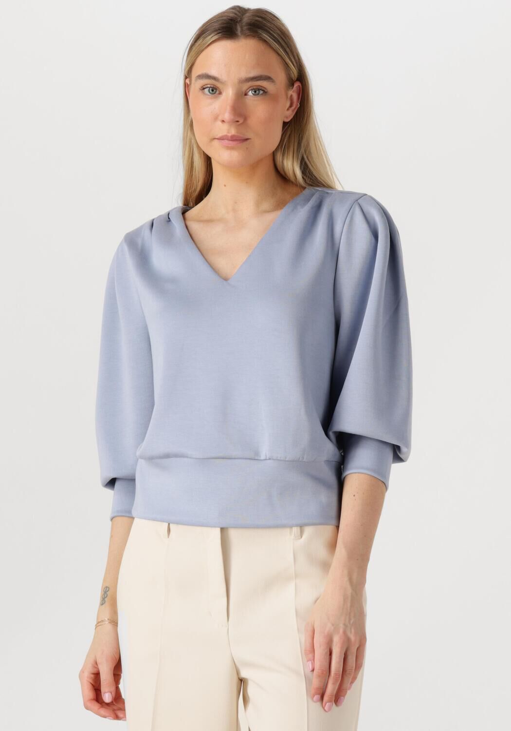AAIKO Trui Dames Adry Vis 436, Maat: L, Kleur: Lichtblauw