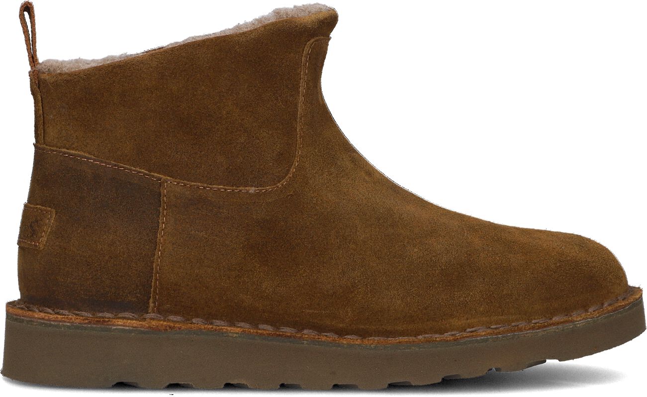 Shabbies Enkelboots Dames Palissa Ankle Boot, Maat: 37, Materiaal: Suède, Kleur: Bruin