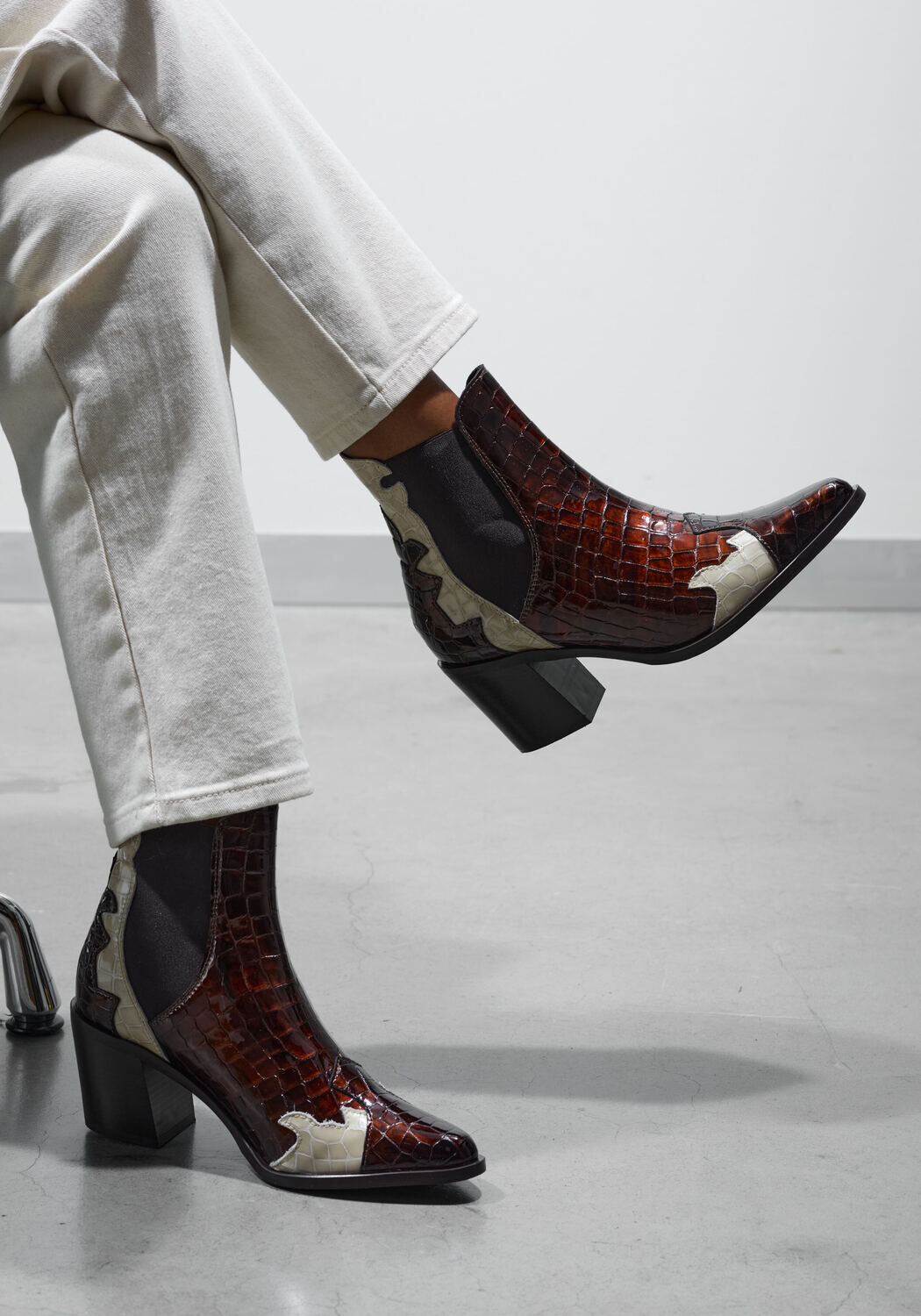 Bruine STEFANO LAURAN Enkellaarsjes S3297 - large