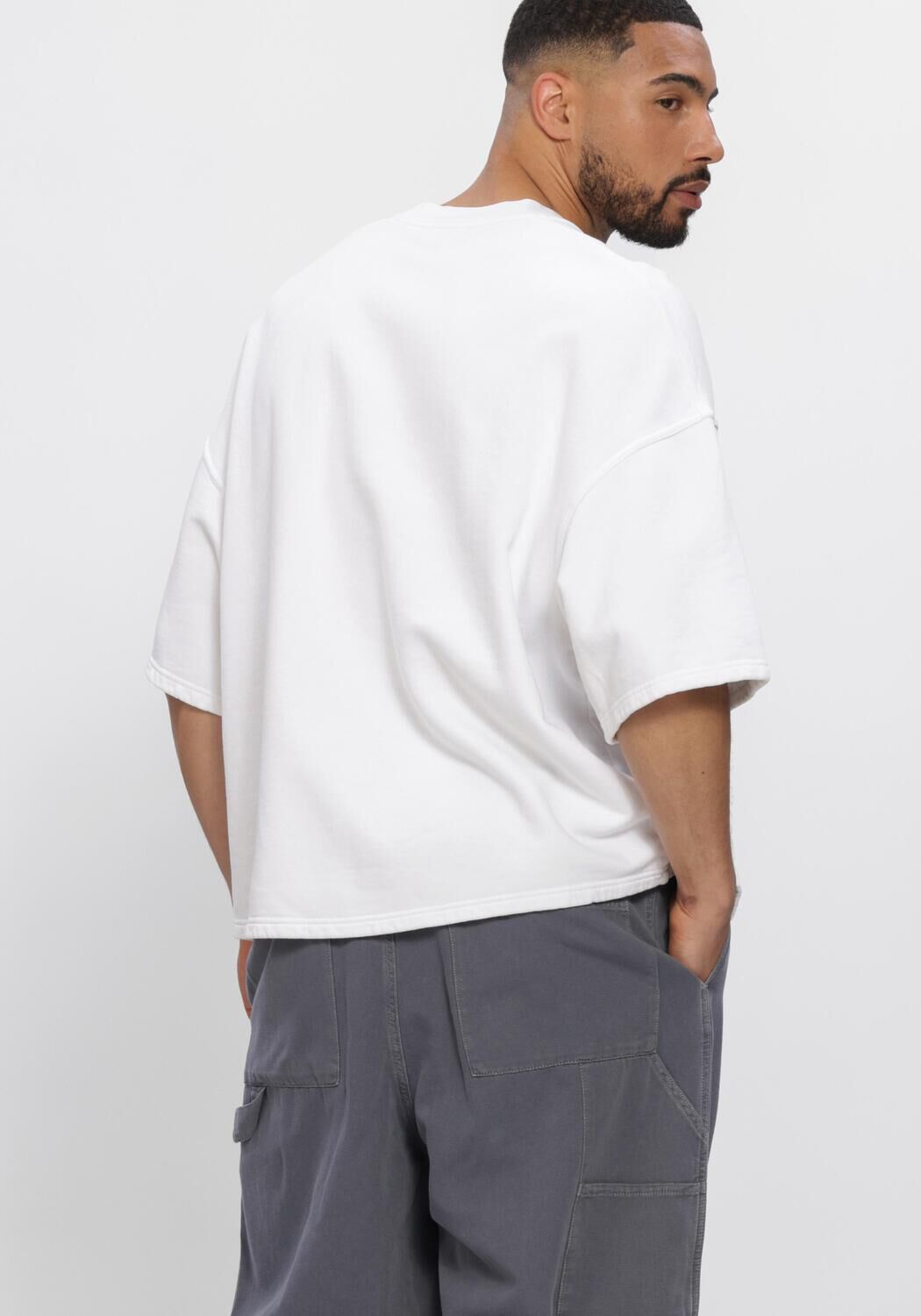 Witte AMERICAN VINTAGE T-shirt PLIZZY T - large