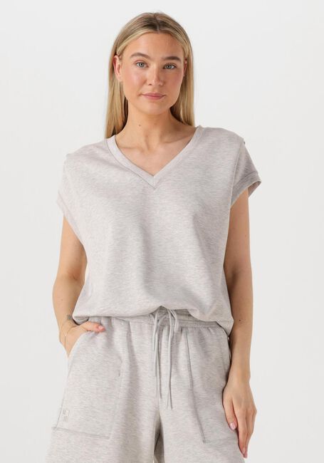 Lichtgrijze MOS MOSH T-shirt NADI - large