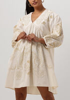 SUMMUM DRESS GOLD EMBROIDERY COTTON LINEN - medium