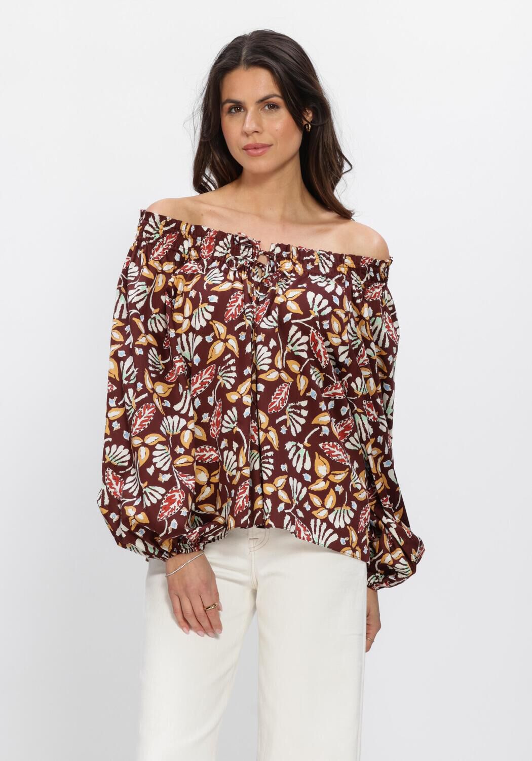 Vanessa Bruno Blouse Dames Enya, Maat: M/L, Kleur: Bruin afbeelding 1