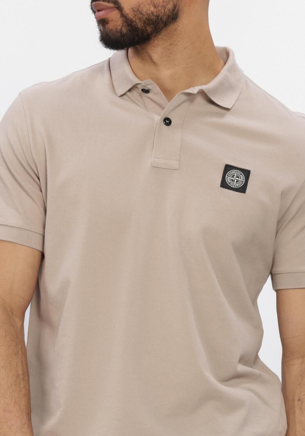 Beige STONE ISLAND Polo SS POLO S0017 - large