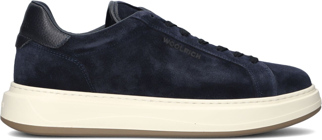 Woolrich Lage Sneakers Heren Arrow Court Man, Maat: 43, Materiaal: Suède, Kleur: Blauw