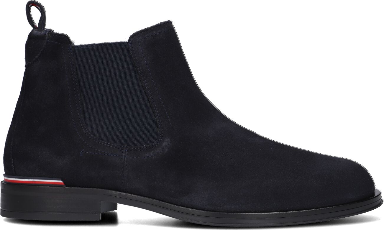 Tommy Hilfiger Chelsea Boots Heren Core Rwb Hilfiger Chelsea, Maat: 41, Materiaal: Suède, Kleur: Blauw