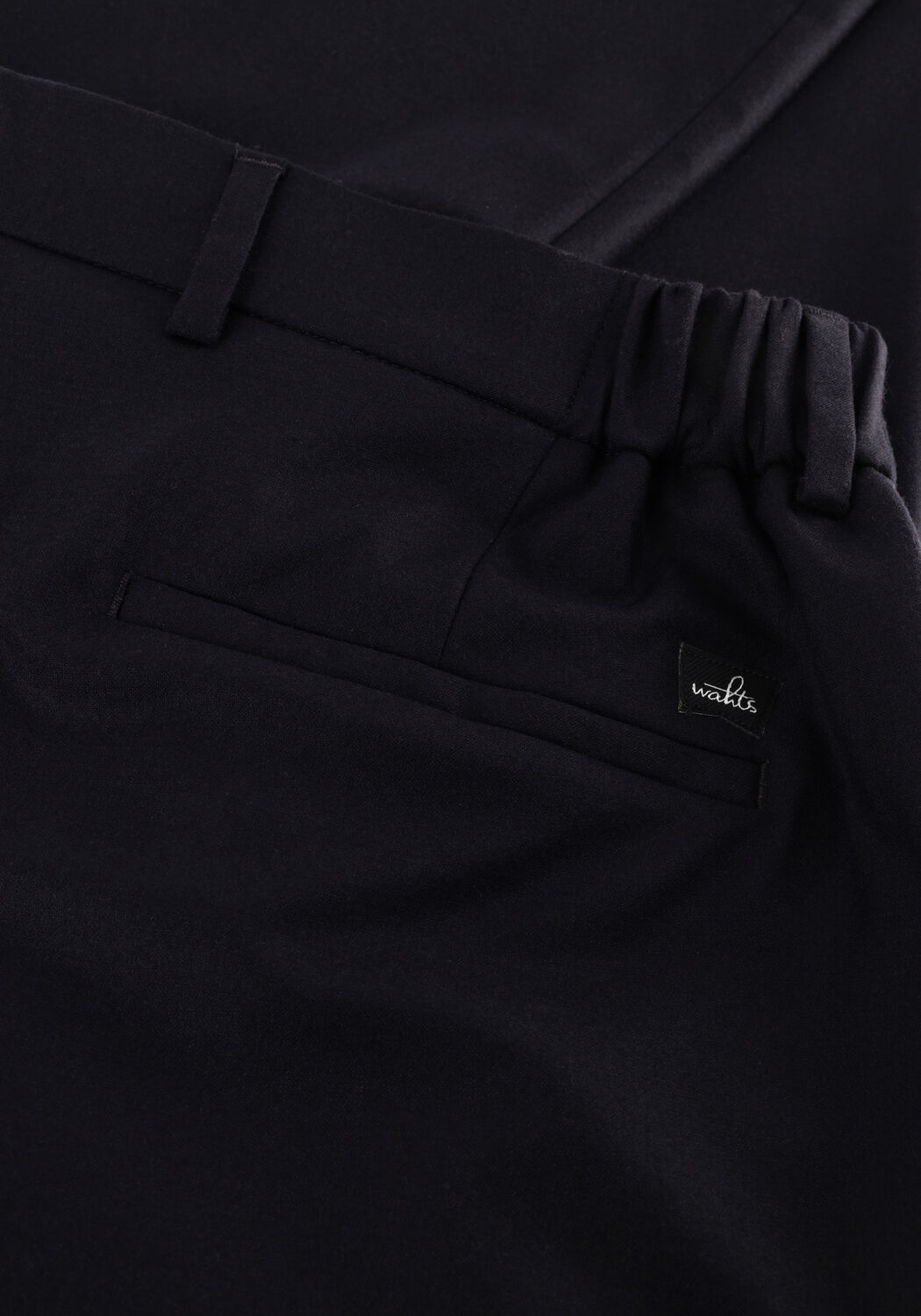 Donkerblauwe WAHTS Pantalon BRETT STRETCH WOOL - large