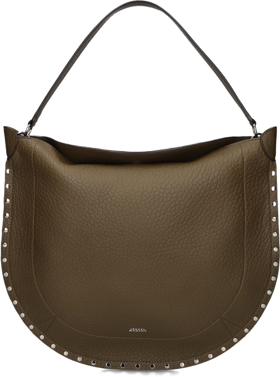 Isabel Marant Isabel Marant Handtas Dames Oskan Hobo Soft-ga, Materiaal: Leer, Kleur: Khaki