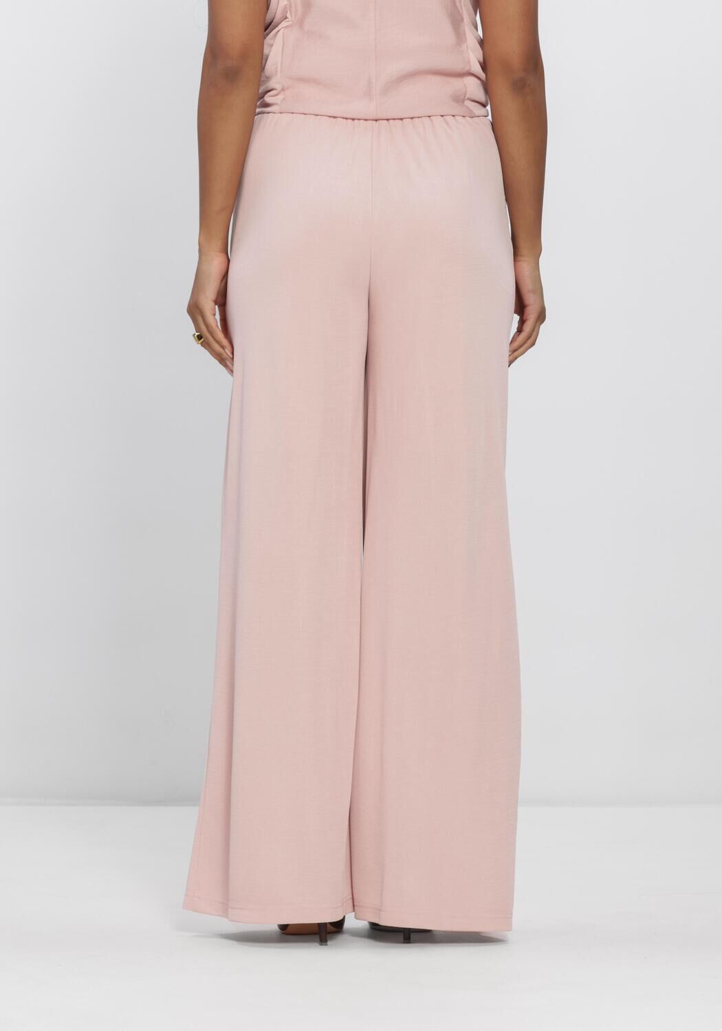 Roze AIMEE THE LABEL Broeken RILEYH6 TROUSERS - large
