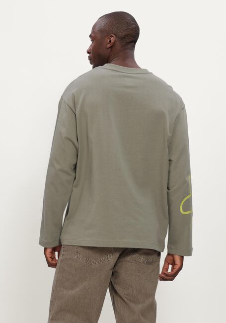 Beige FLANEUR T-shirt BLOSSOM LONG SLEEVE - large