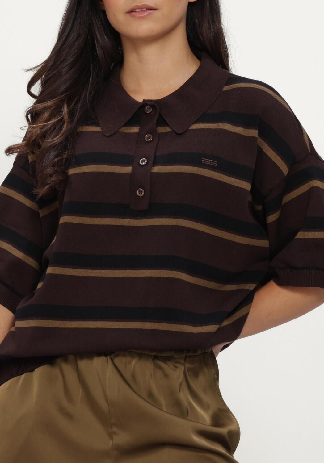 Multi GESTUZ Tops & T-shirts GZTAIA SS POLO PULLOVER - large