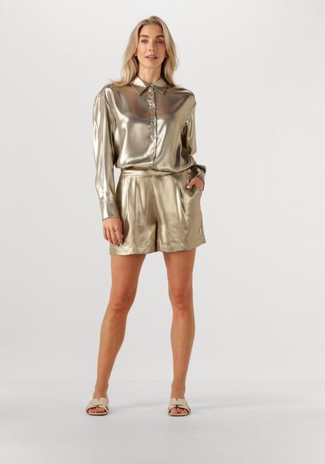 Gouden DANTE6 Korte broek LEVINE METALLIC SHORTS - large
