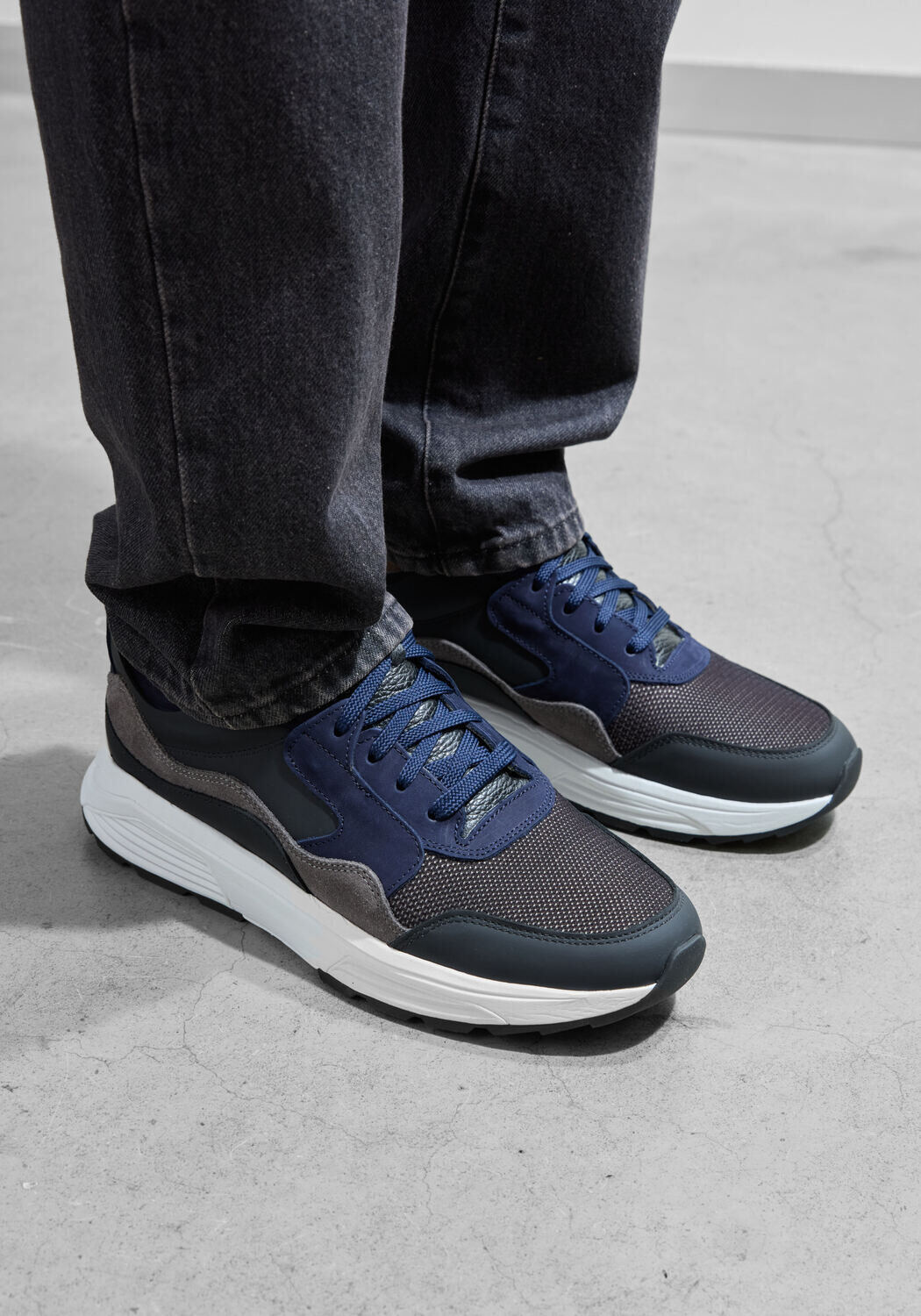 Blauwe XSENSIBLE Lage sneakers GOLDEN GATE COMBI - large