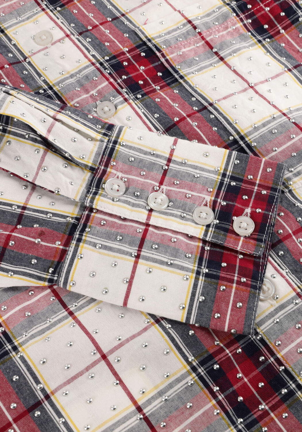 Multi ALIX THE LABEL Blouses STUDDED OVERSIZED BLOUSE - large