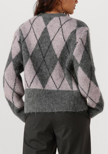 Grijze HERSKIND Trui CARTER KNIT BLOUSE - large