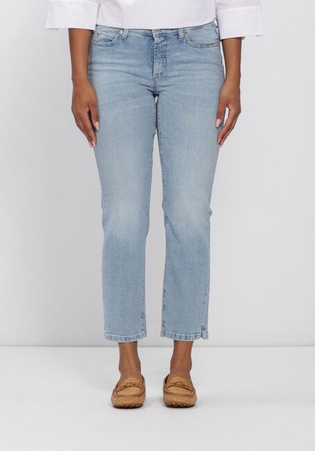Lichtblauwe CAMBIO Slim fit jeans PIPER SHORT - large