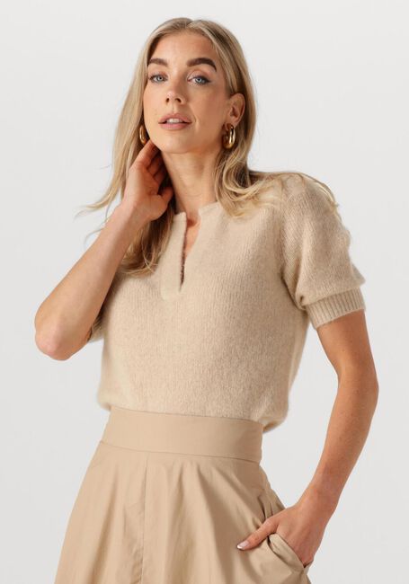 Beige DOROTHEE SCHUMACHER T-shirt LUXURY LOVE PULLOVER - large