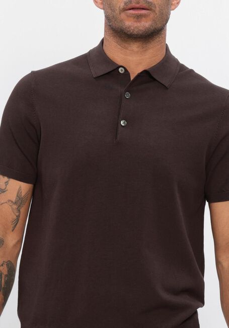 Bruine PROFUOMO Polo POLO SS LUXURY BASIC - large