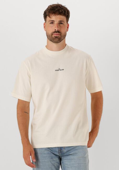 Witte STONE ISLAND T-shirt SS T SHIRT - large