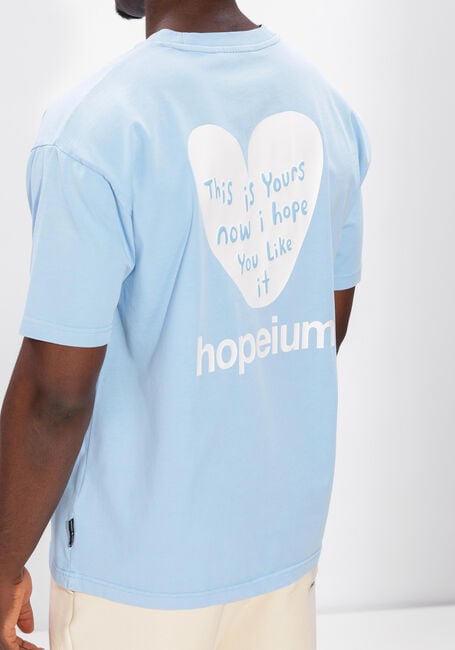 Lichtblauwe HOPEIUM T-shirt SHORT SLEEVE - large