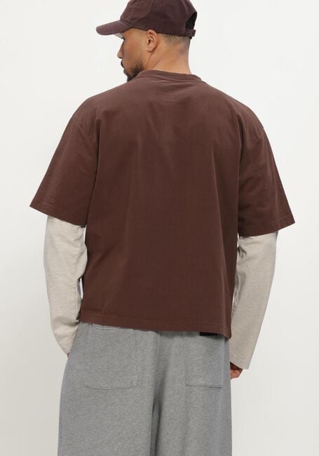 Bruine BRAM'S FRUIT T-shirt DOUBLE LAYER T-SHIRT - large