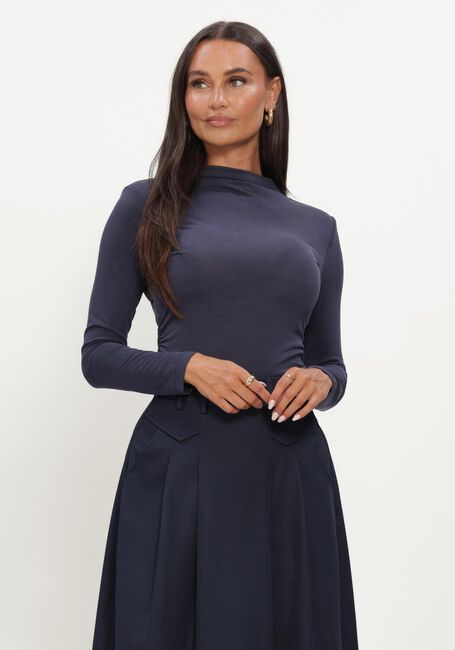 Donkerblauwe CO'COUTURE Top CAMILLACC PADDED LS BLOUSE - large