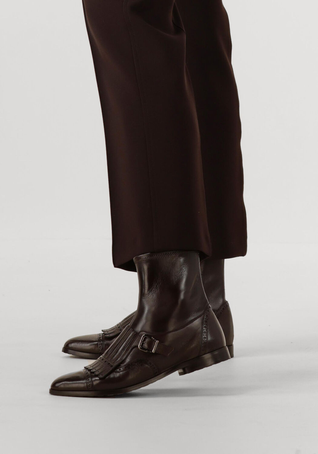 Bruine TRUMAN'S Enkellaarsjes 9098 - large