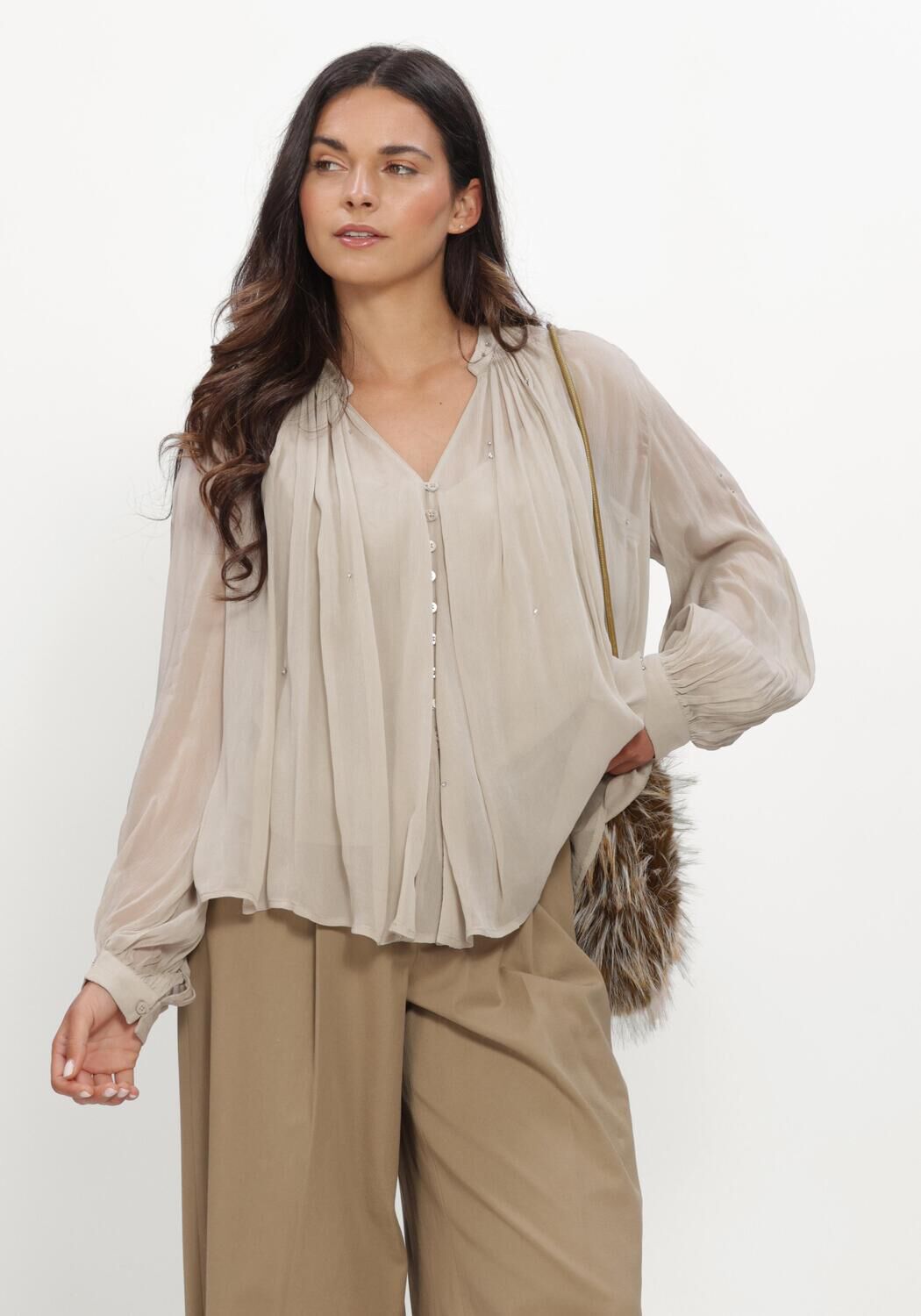 Ecru LUISA CERANO Blouses BLUSE - large