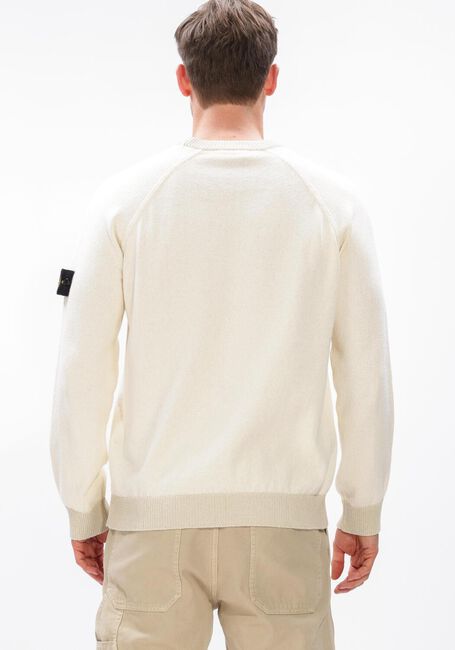 Ecru STONE ISLAND Trui CREW NECK S01D3 - large