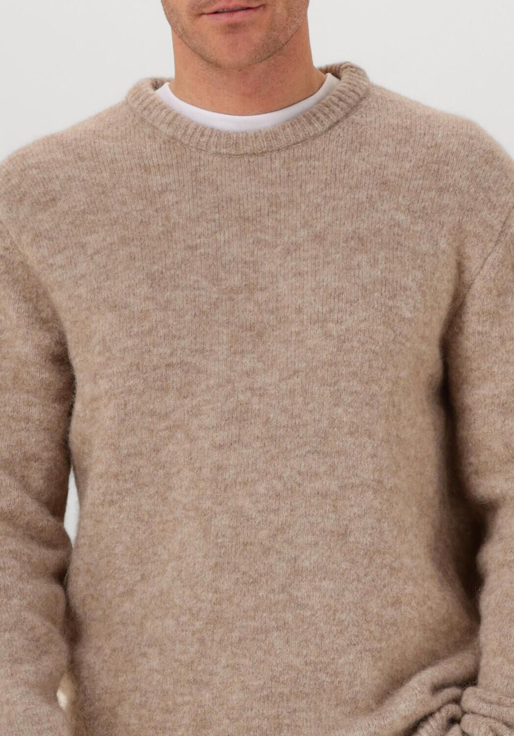 Zand THE SAVAGE REPORT Trui SAVAGE KNIT - large