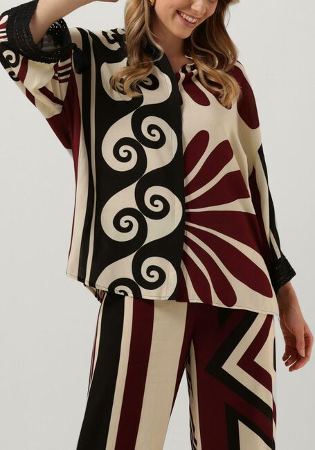Multi ACCESS Blouses PRINTED SHIRT WITH CONTRASTIC DETAIL - large