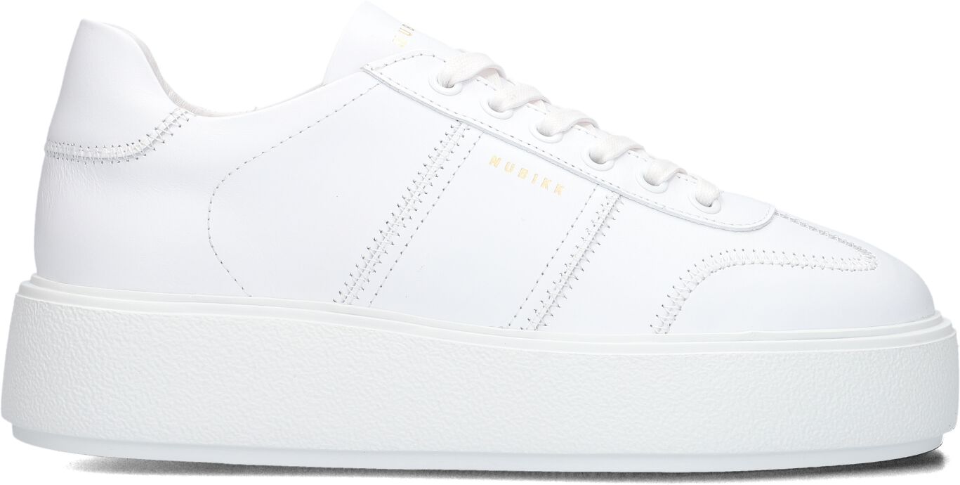 Nubikk Lage Sneakers Dames Elise Wing, Maat: 41, Materiaal: Leer, Kleur: Wit