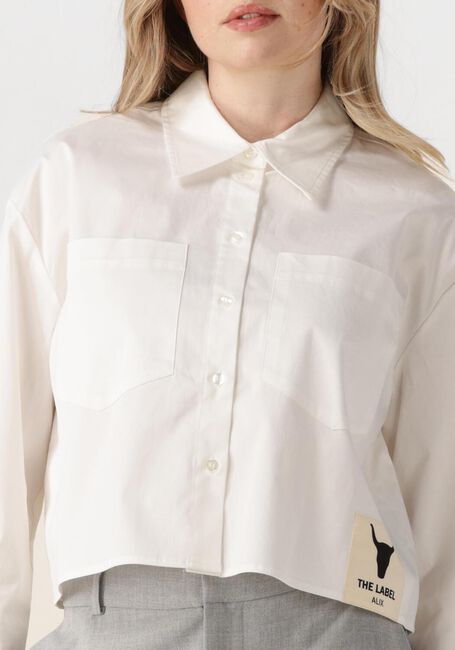 Witte ALIX THE LABEL Blouses LADIES WOVEN CROPPED BLOUSE - large