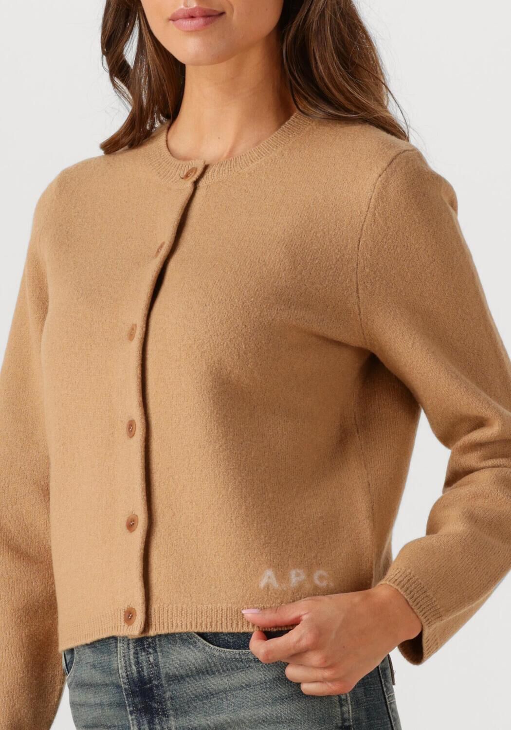 Camel APC Vest CARDIGAN MILA - large