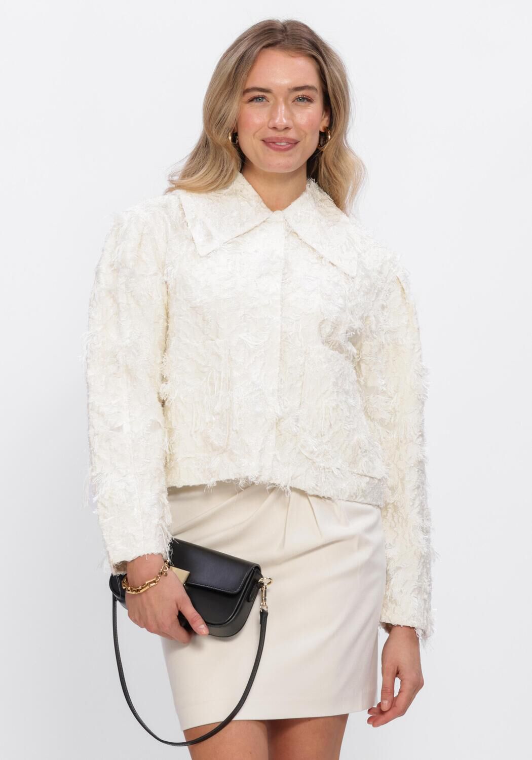 Copenhagen Muse Jack Dames Cmjany-jacket, Maat: XS, Kleur: Gebroken wit afbeelding 1