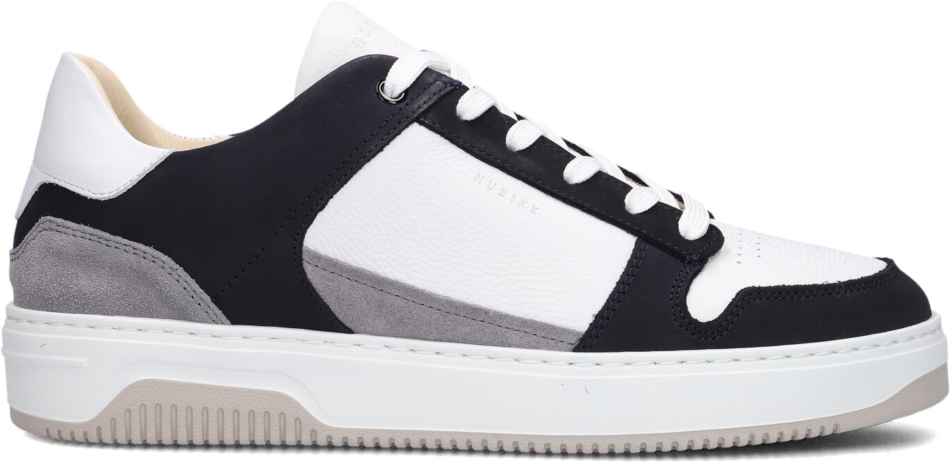 Nubikk Lage Sneakers Heren Basket Court Heren, Maat: 43, Materiaal: Nubuck, Kleur: Wit
