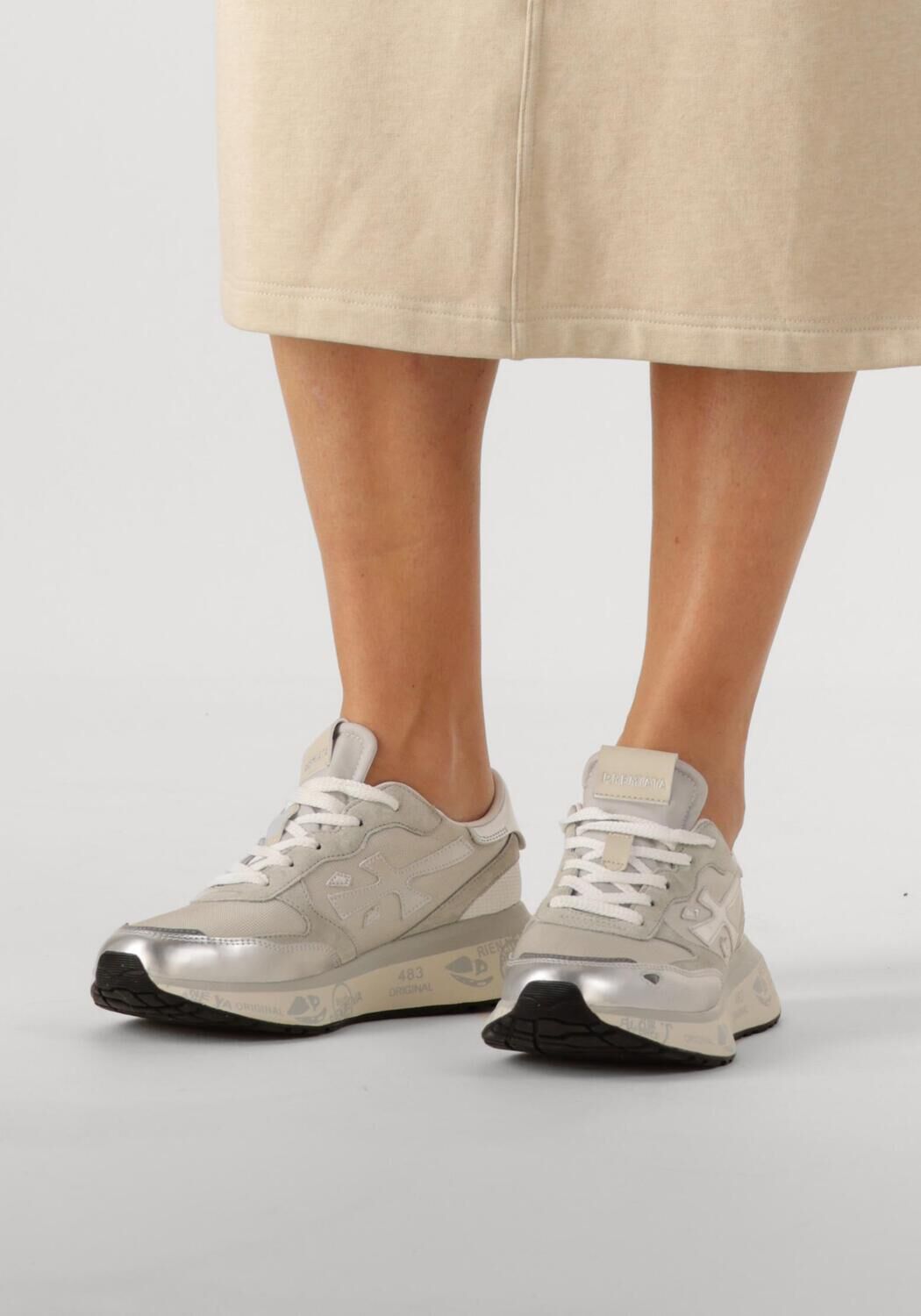 Zilveren PREMIATA Lage sneakers LAURYN - large