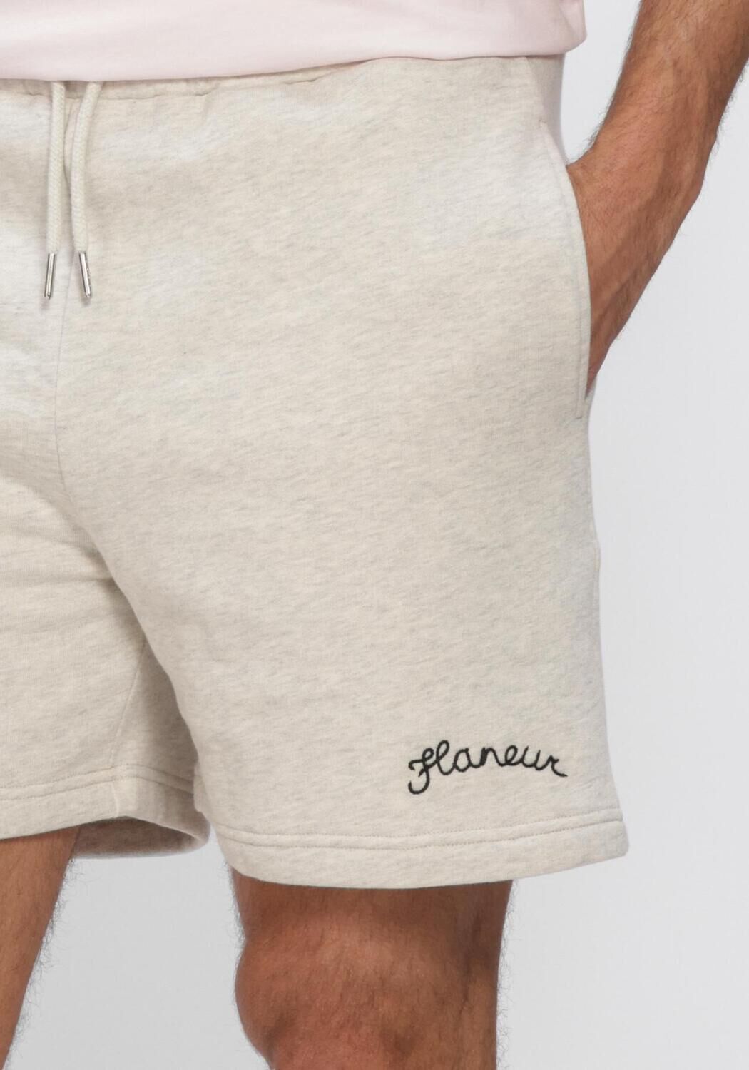Grijze FLANEUR Korte broek SIGNATURE SHORTS - large