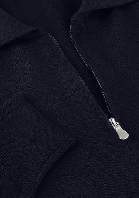 Donkerblauwe GRAN SASSO Trui JACKET ZIP - large