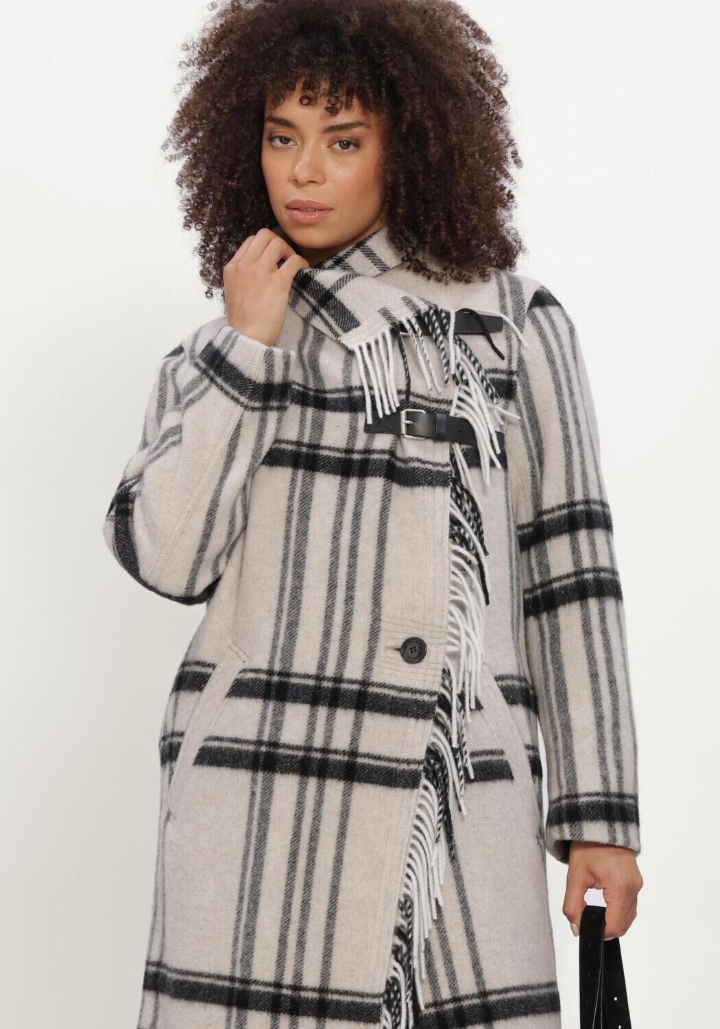 Ecru ISABEL MARANT Mantel GIHAN - large