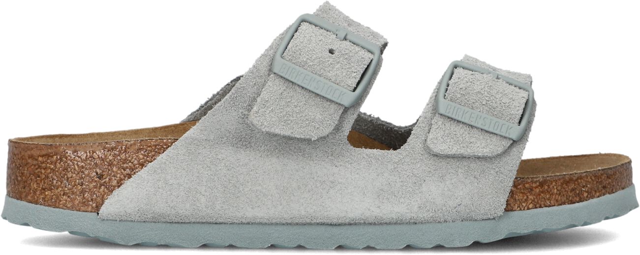 Birkenstock Teenslippers Dames Arizona Dames, Maat: 37, Materiaal: Suède, Kleur: Lichtblauw